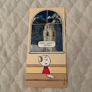 Vintage Peanuts card